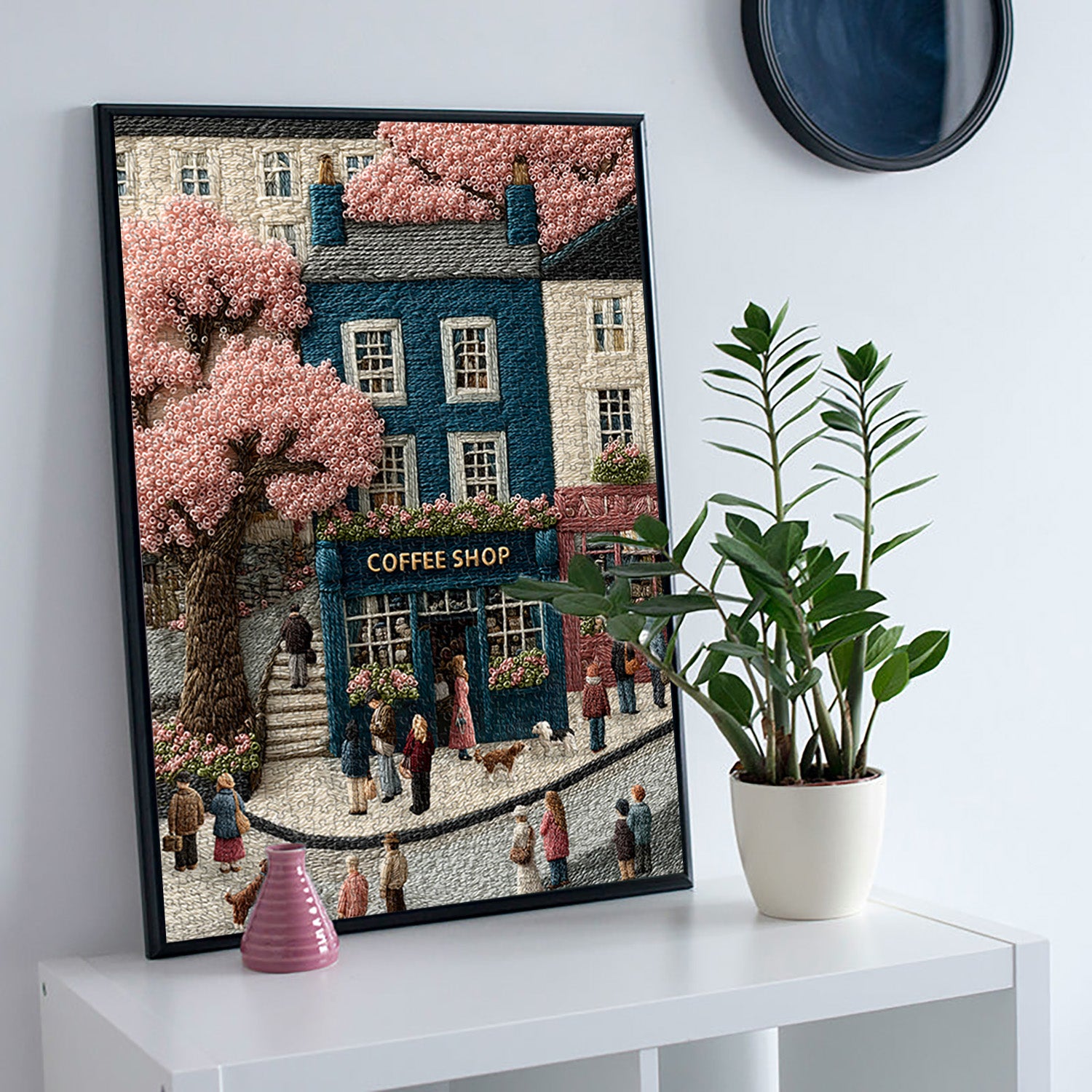 Cherry Blossom Street Jigsaw Puzzle 1000 Pieces