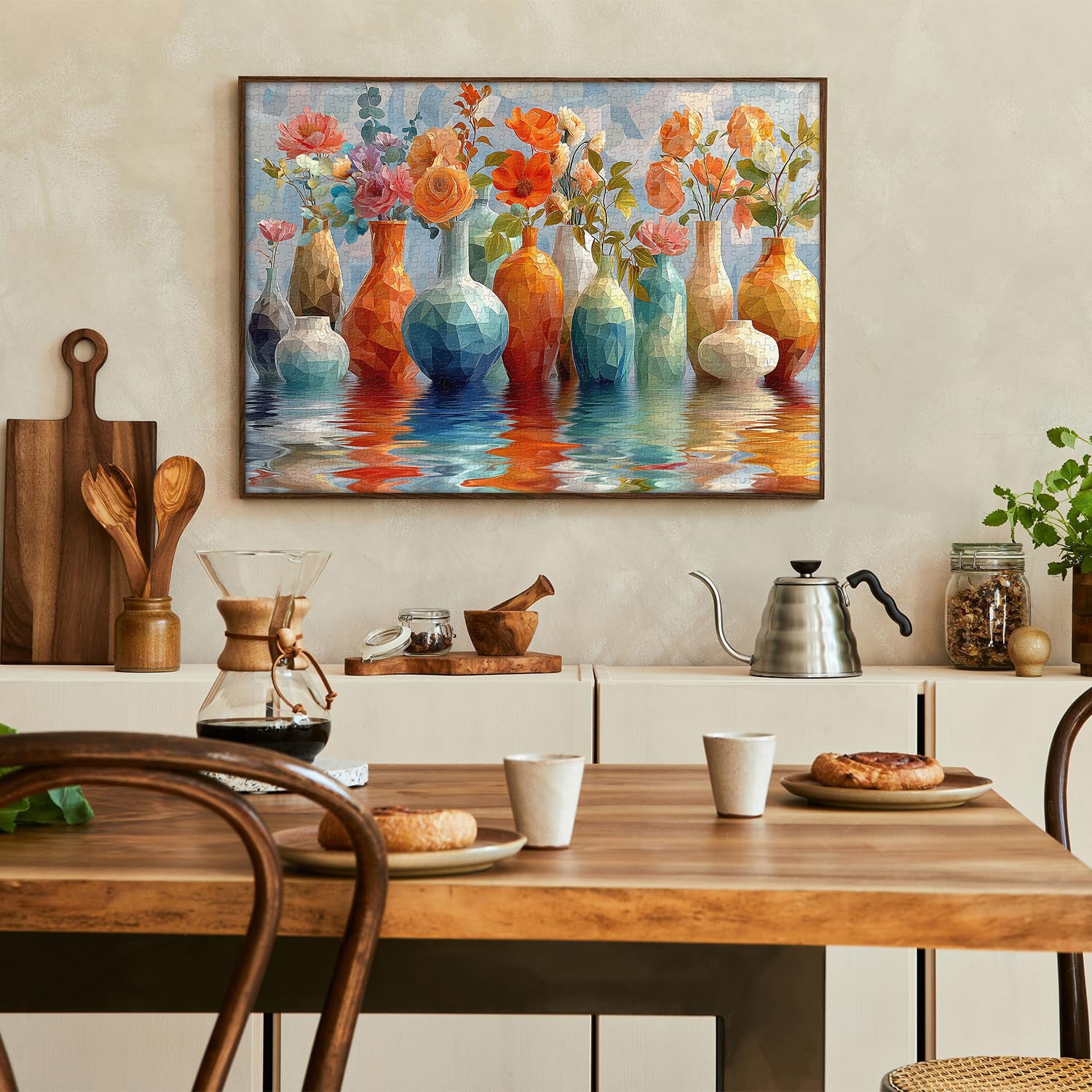 Colorful Vases Jigsaw Puzzle 1000 Pieces