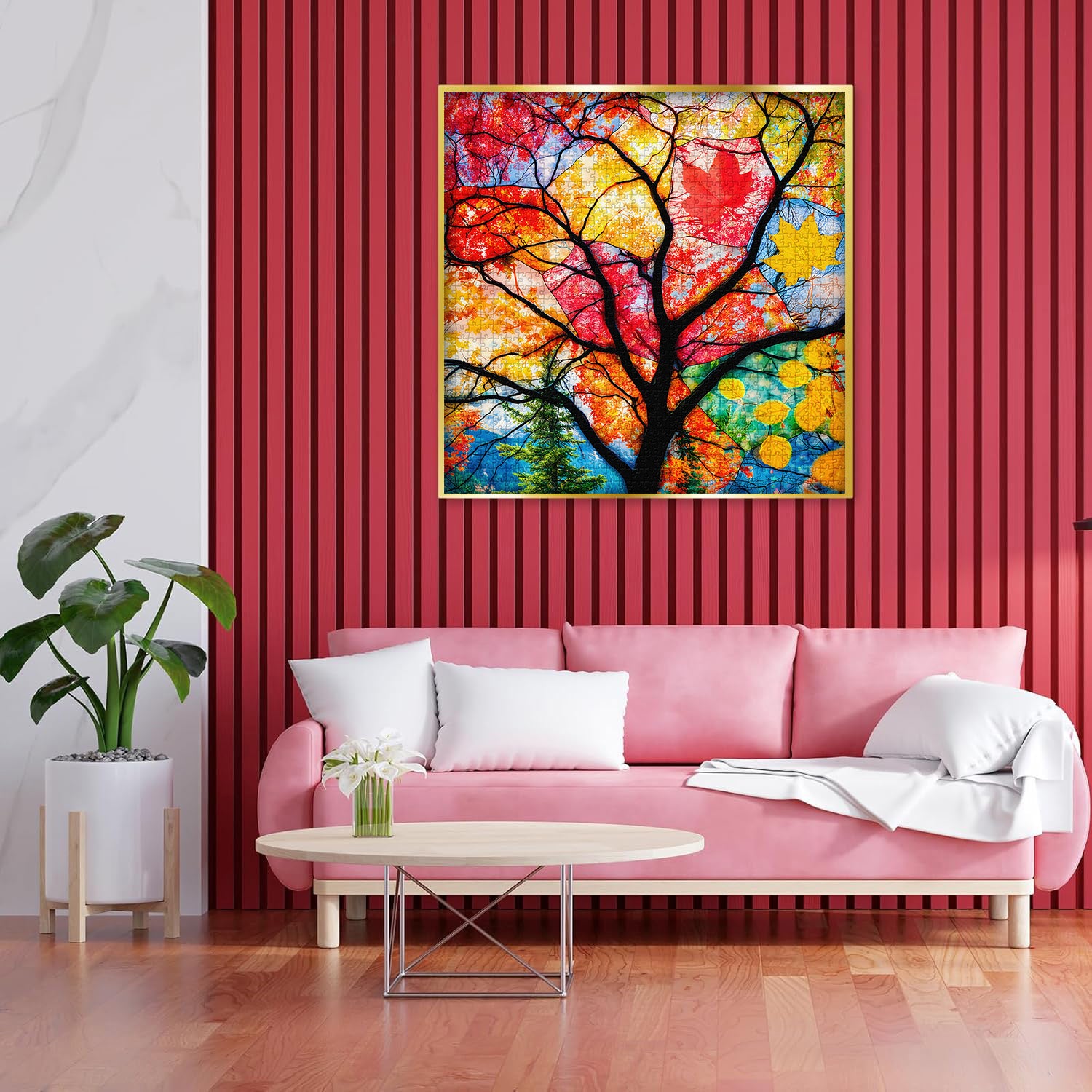 Autumn Leaf Collage Jigsaw Puzzle 1000 Pieces