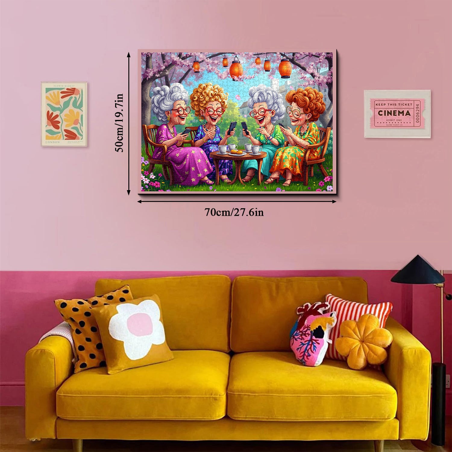 Omas digitales Party-Puzzle 1000 Teile