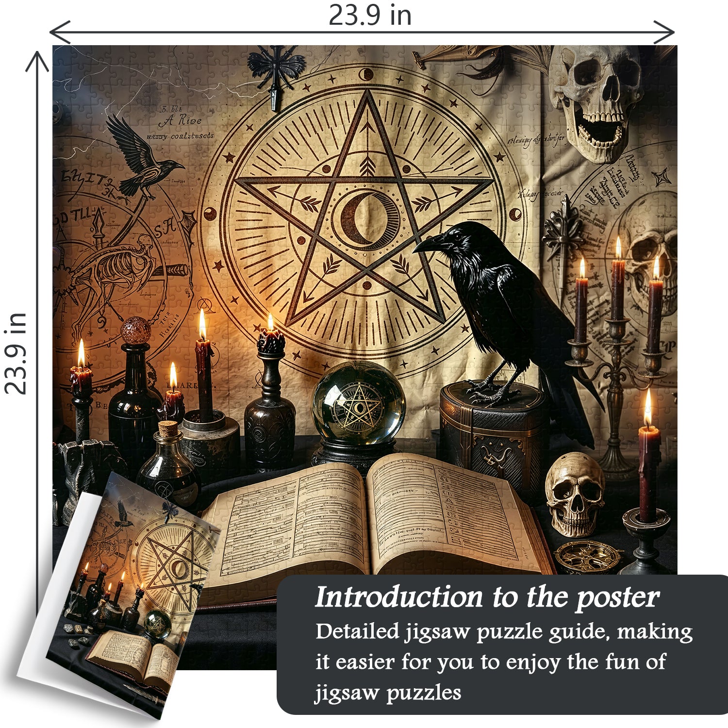Raven Arcana Puzzle 1000 Teile