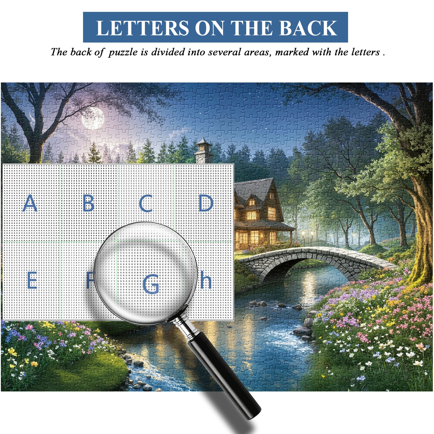 Twilight Cabin Glow Puzzle 1000 Teile