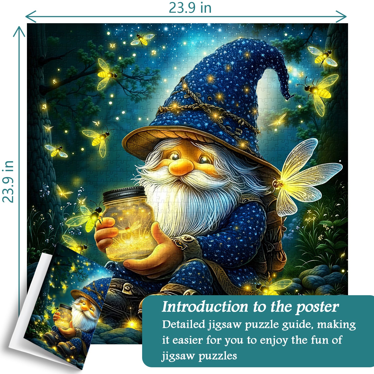 Das Glühen des Waldzwergs ist ein 1000-teiliges Puzzle