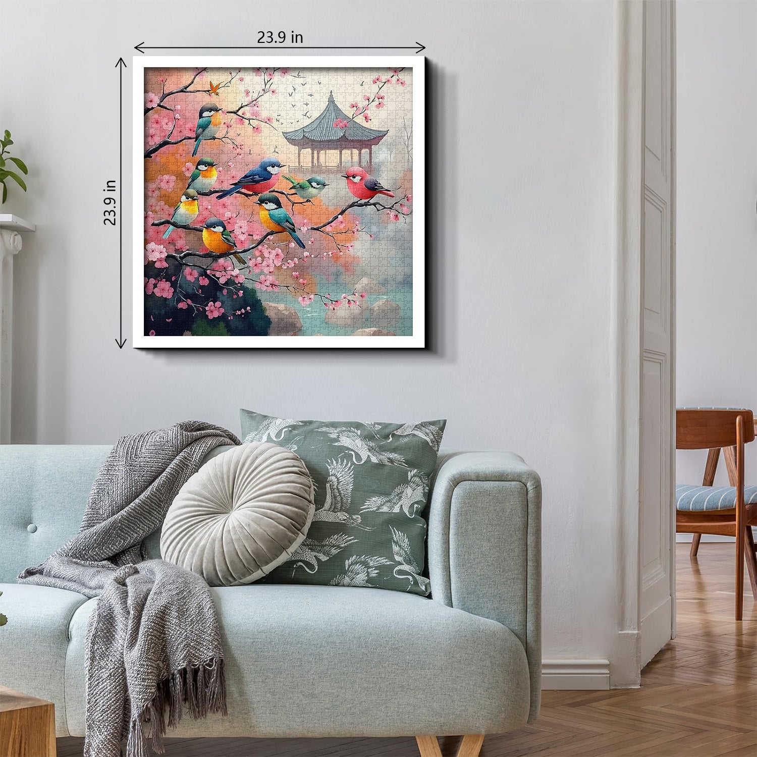 Cherry Blossom Birds Jigsaw Puzzle 1000 Pieces