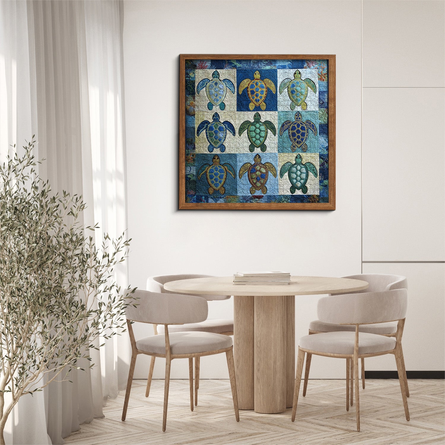 Stoffschildkröten-Puzzle 1000 Teile