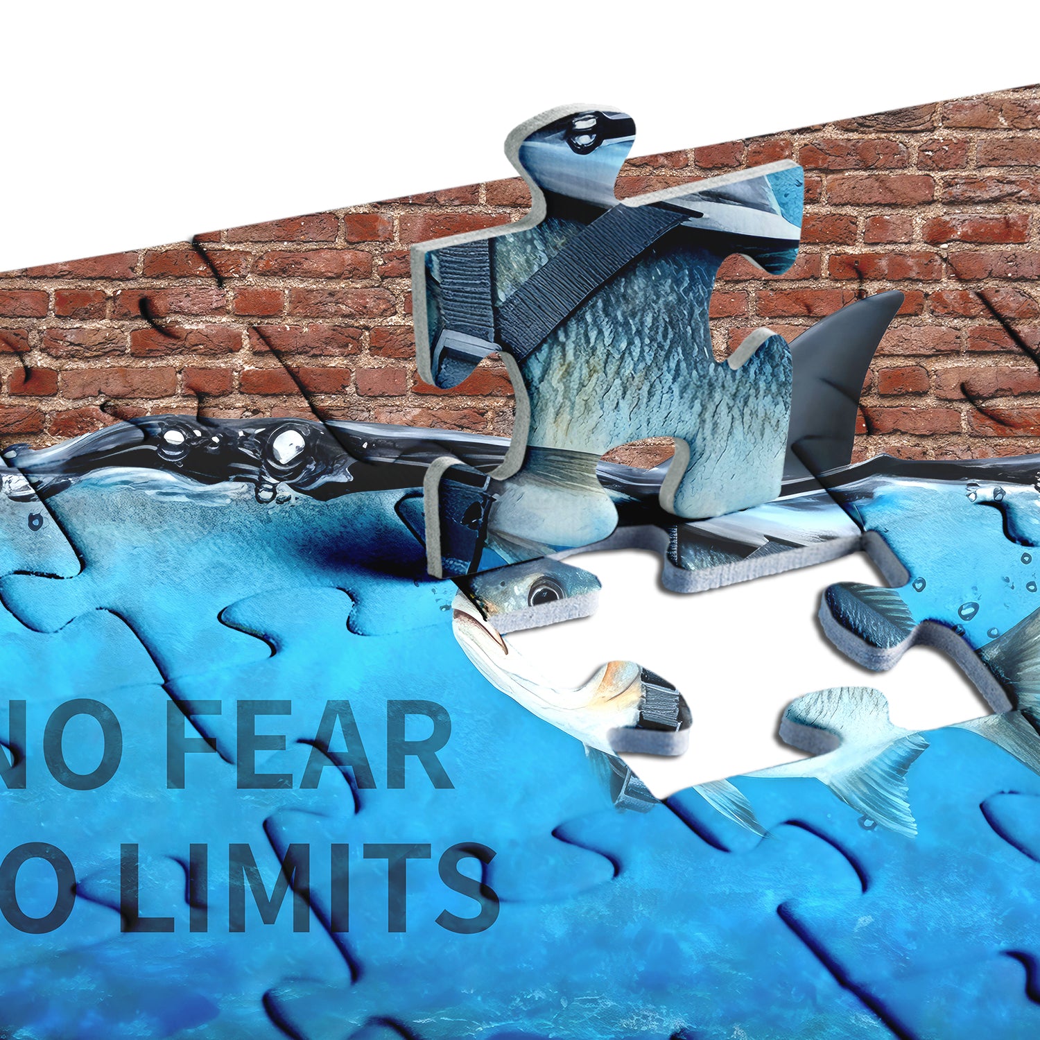 Courageous Fish Jigsaw Puzzle 1000 Pieces