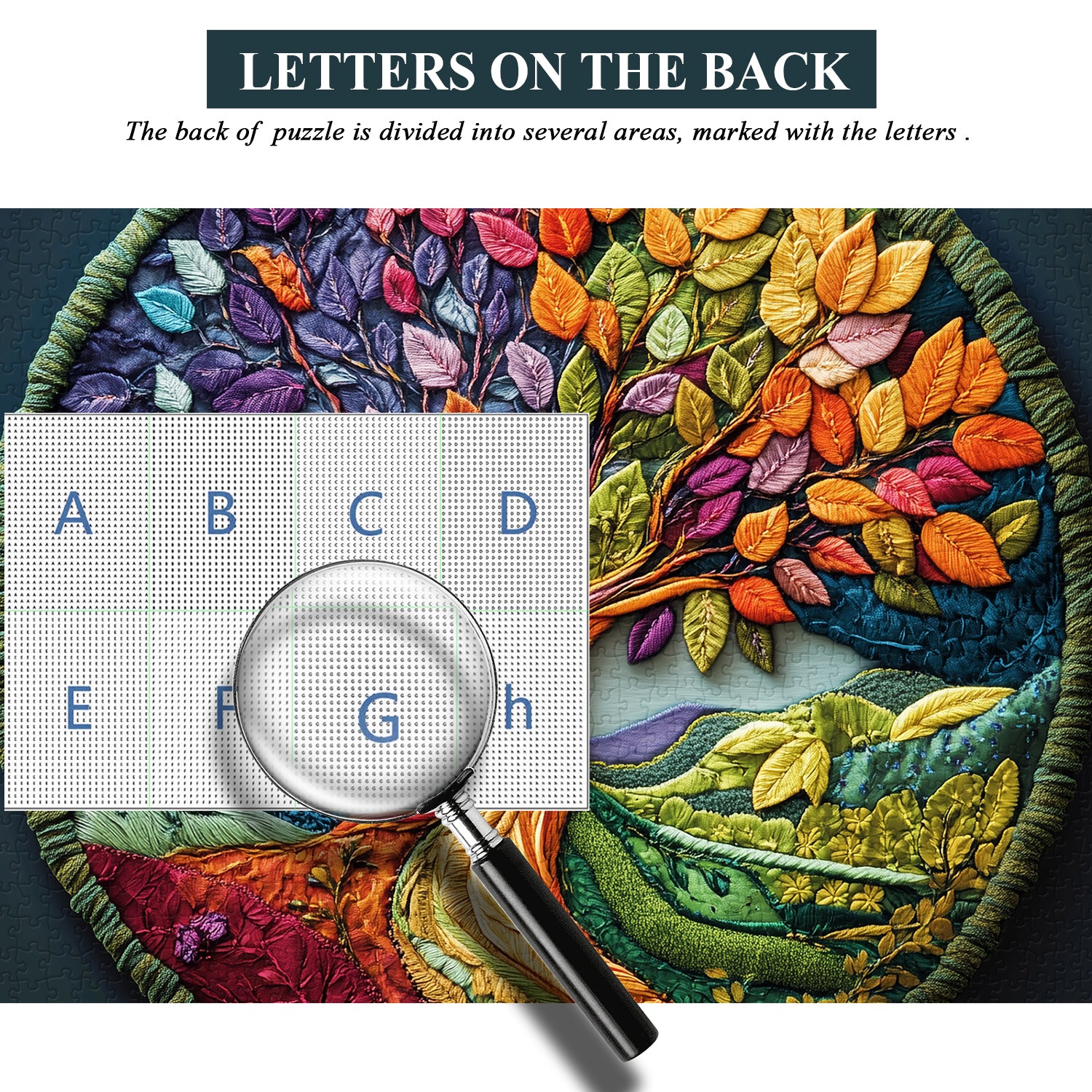 Quilted Life Tree Jigsaw Puzzle 1000 Pieces