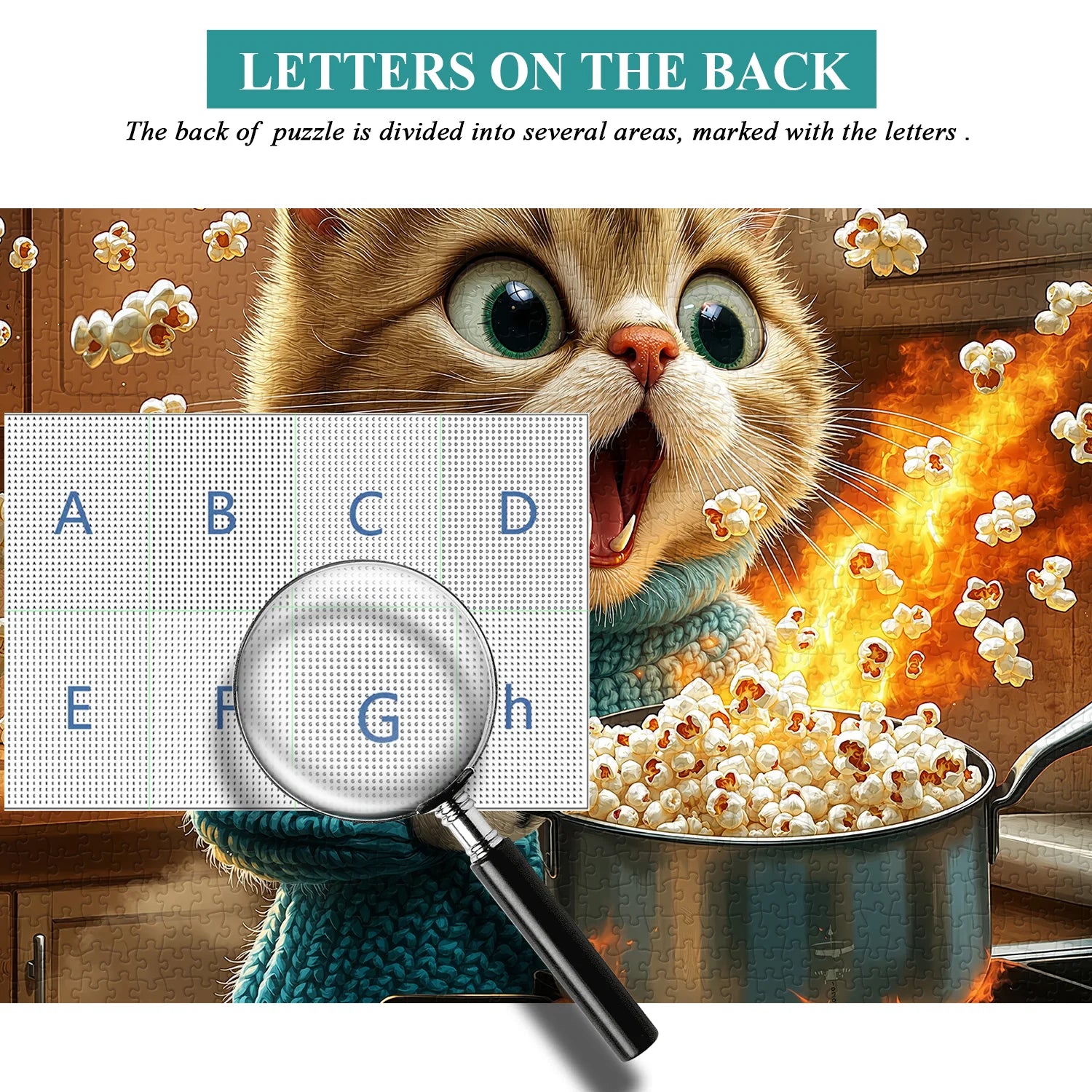 Popcorn -Katastrophen -Puzzle 1000 Teile