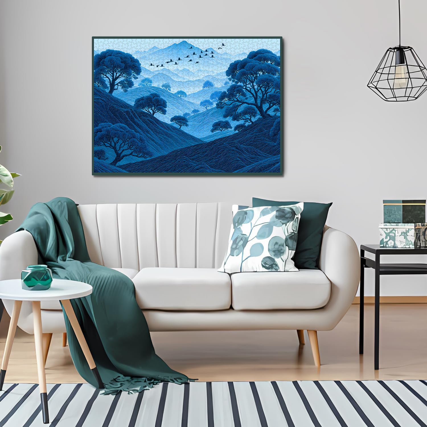 Blue Mist Mountains Jigsaw Puzzle 1000 Pieces