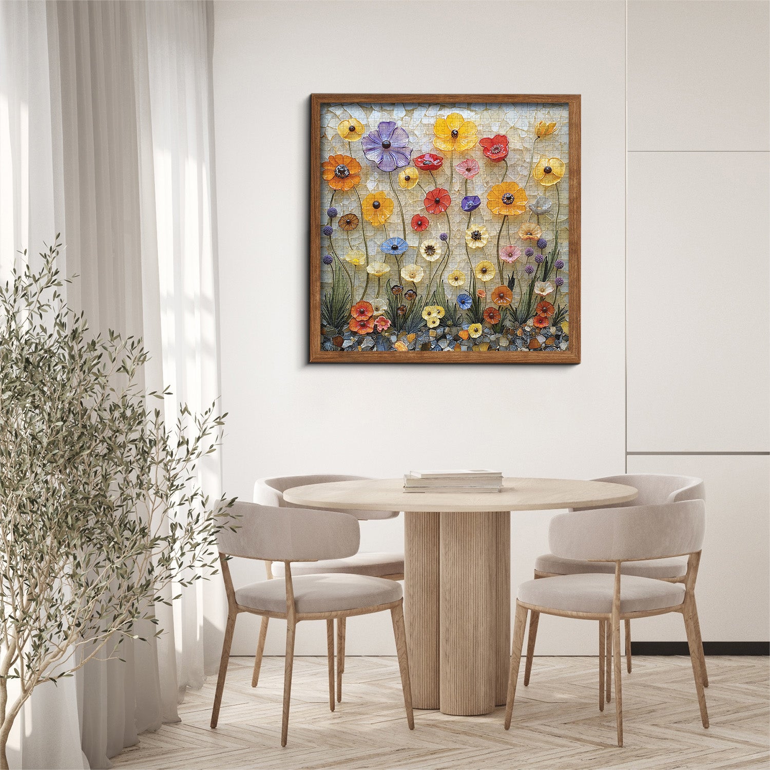 Wildflower Glass Art s Puzzle 1000 Teile