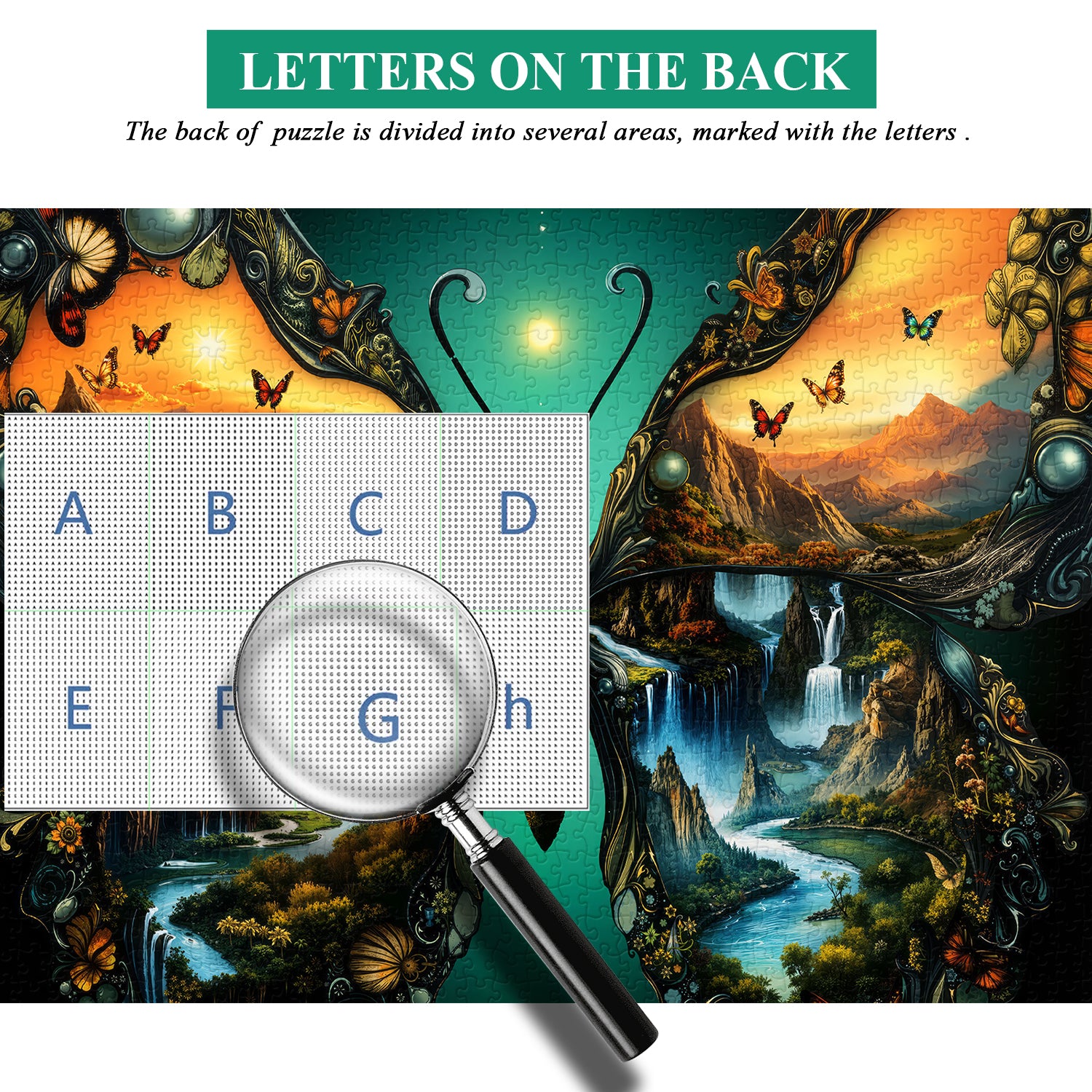 Wings of Landscapes Jigsaw Puzzle 1000 Pieces