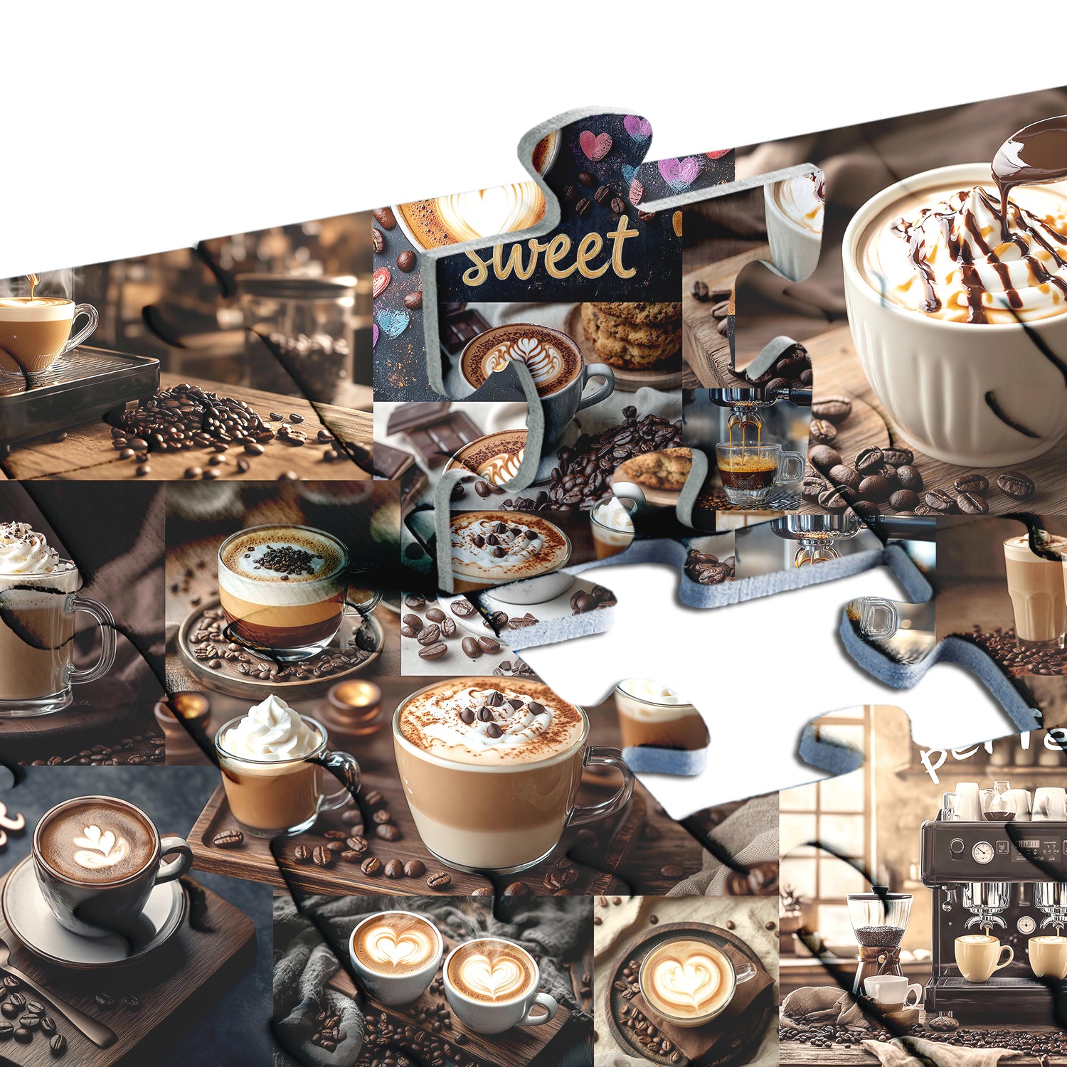 Kaffeekunst Freude Puzzle 1000 Stücke