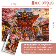 Japanisches Heiligtum-Puzzle 1000 Teile