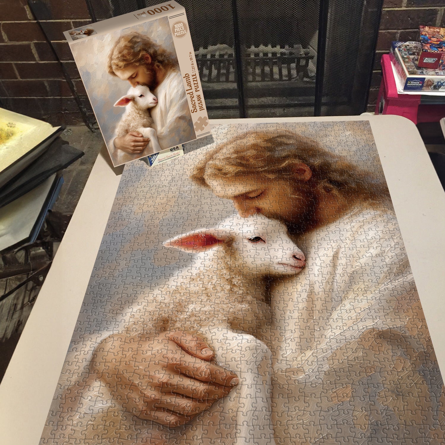 Sacred Lamb Jigsaw Puzzle 1000 Pieces