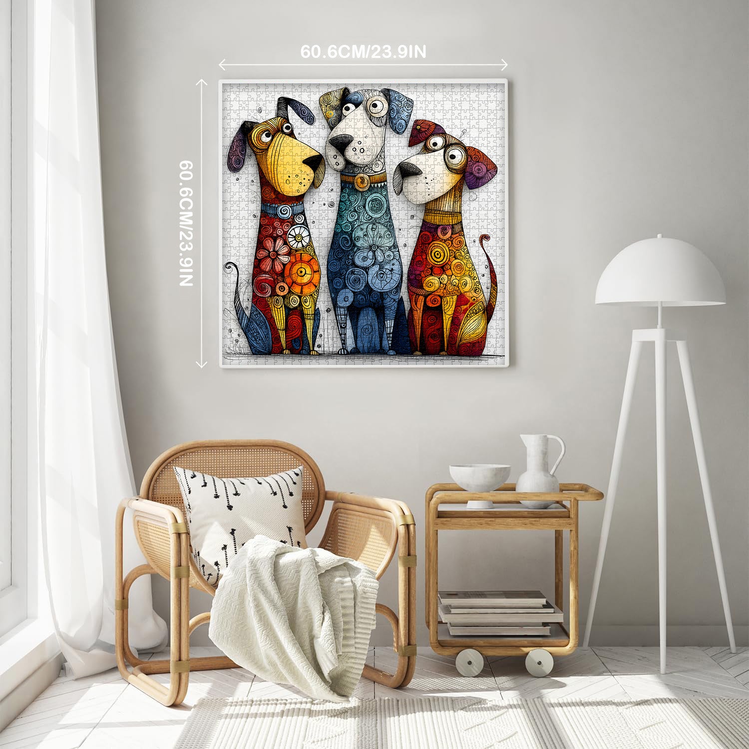 Lebendiges Pup Squad-Puzzle, 1000 Teile