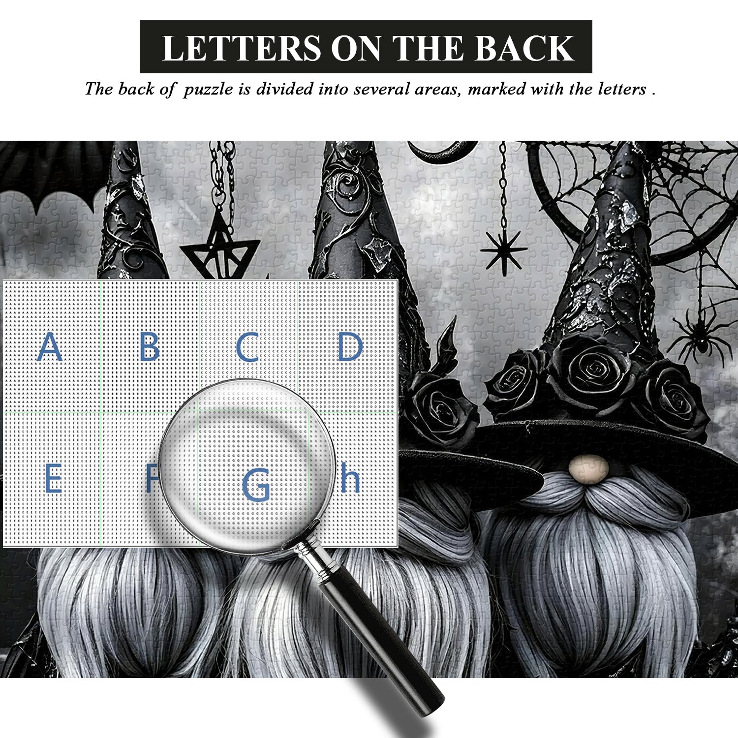 Gothic Halloween Gnomes Puzzle 1000 Teile