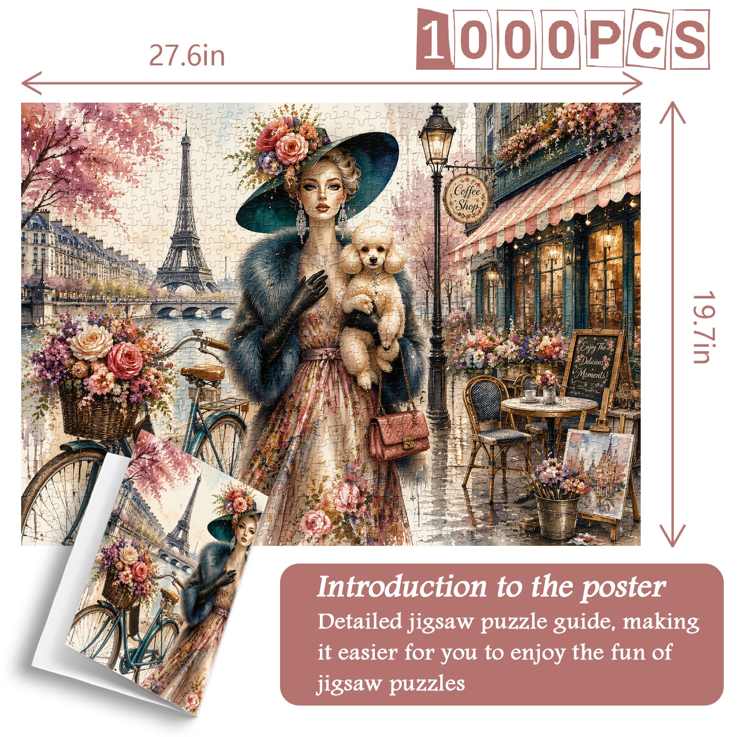 Paris Floral Breeze Puzzle 1000 Teile