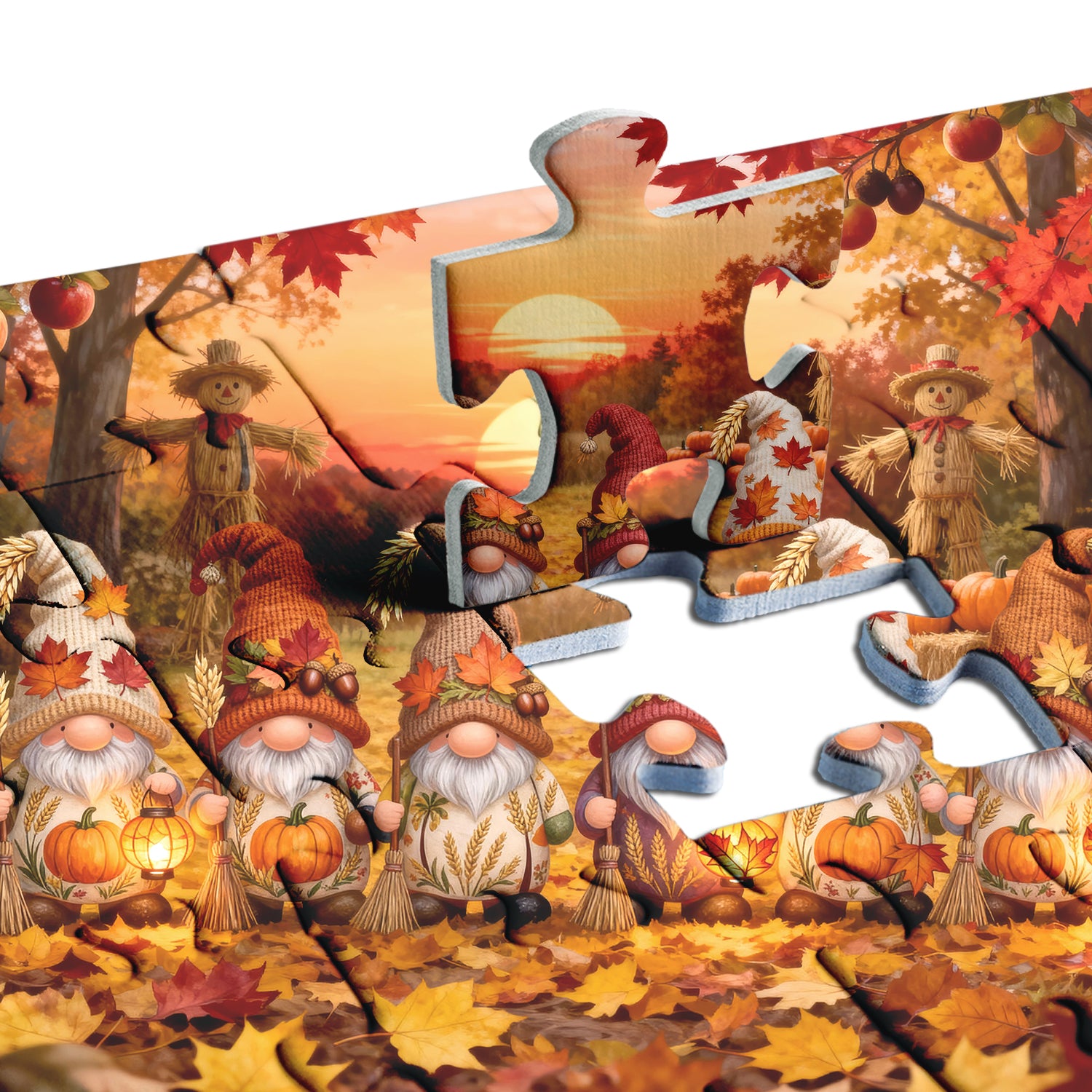Gnomes of the Harvest Woods Jigsaw Puzzle 1000 Pieces