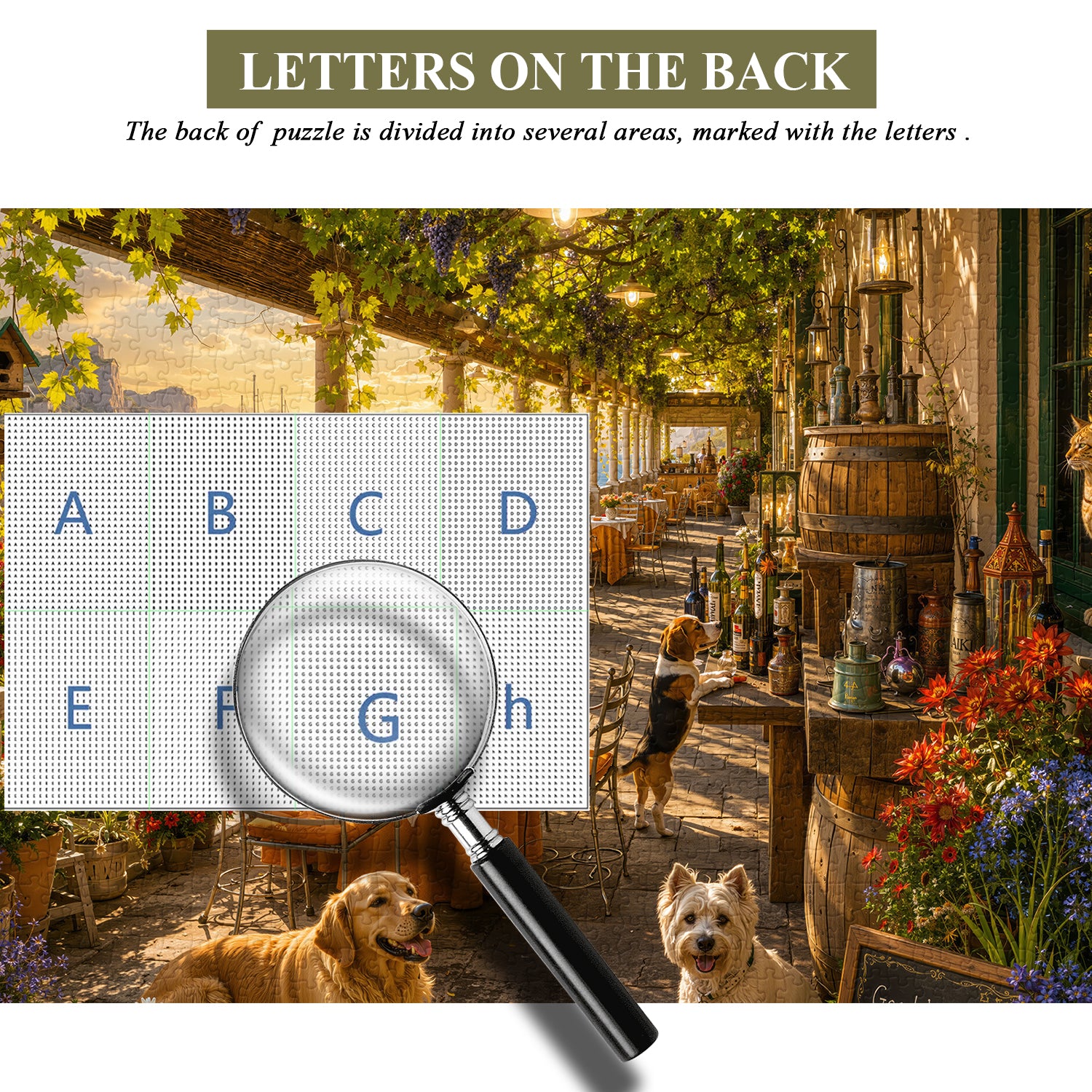 Sunset Vine Terrace Puzzle 1000 Teile
