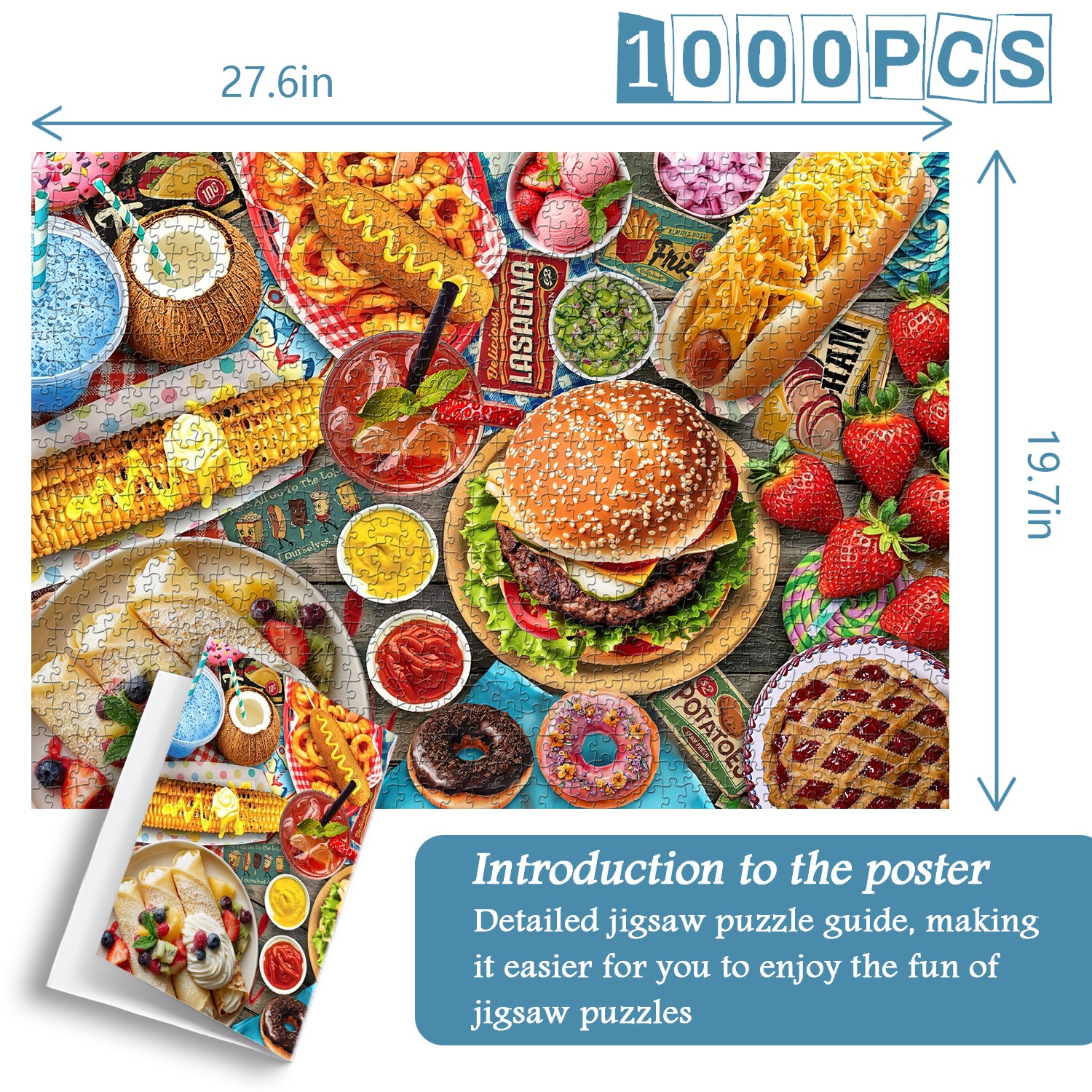 Food Delight Party Puzzle 1000 Teile