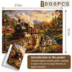 Autumn Run Jigsaw Puzzle 1000 Pieces