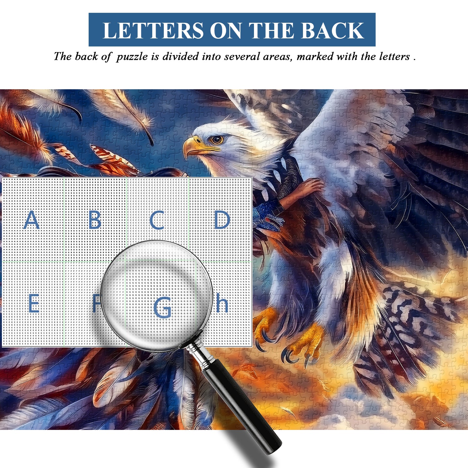 Eagle Spirit Embrace Jigsaw Puzzle 1000 Stücke