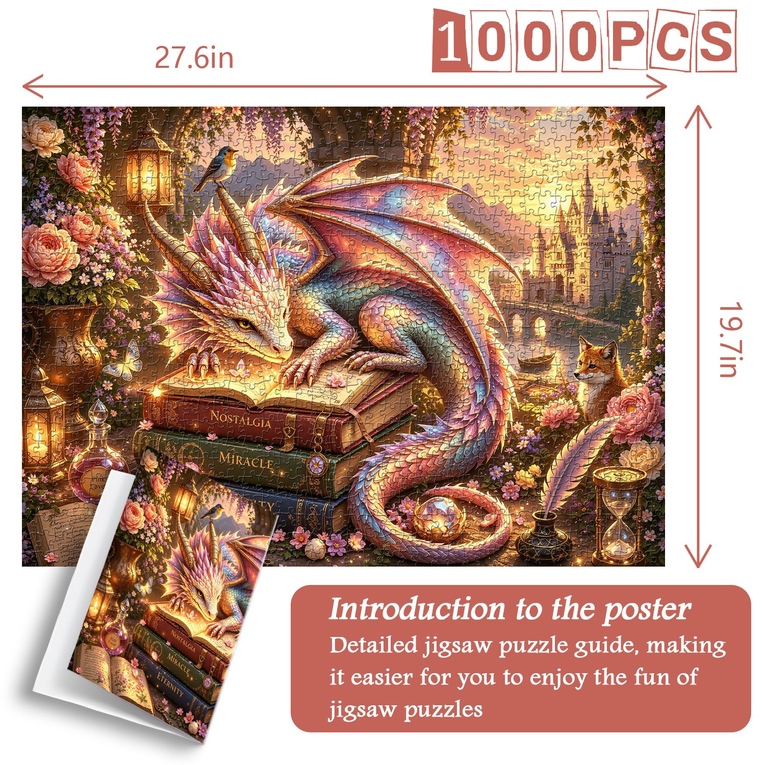 Dusklight Dragon Jigsaw Puzzle 1000 Pieces