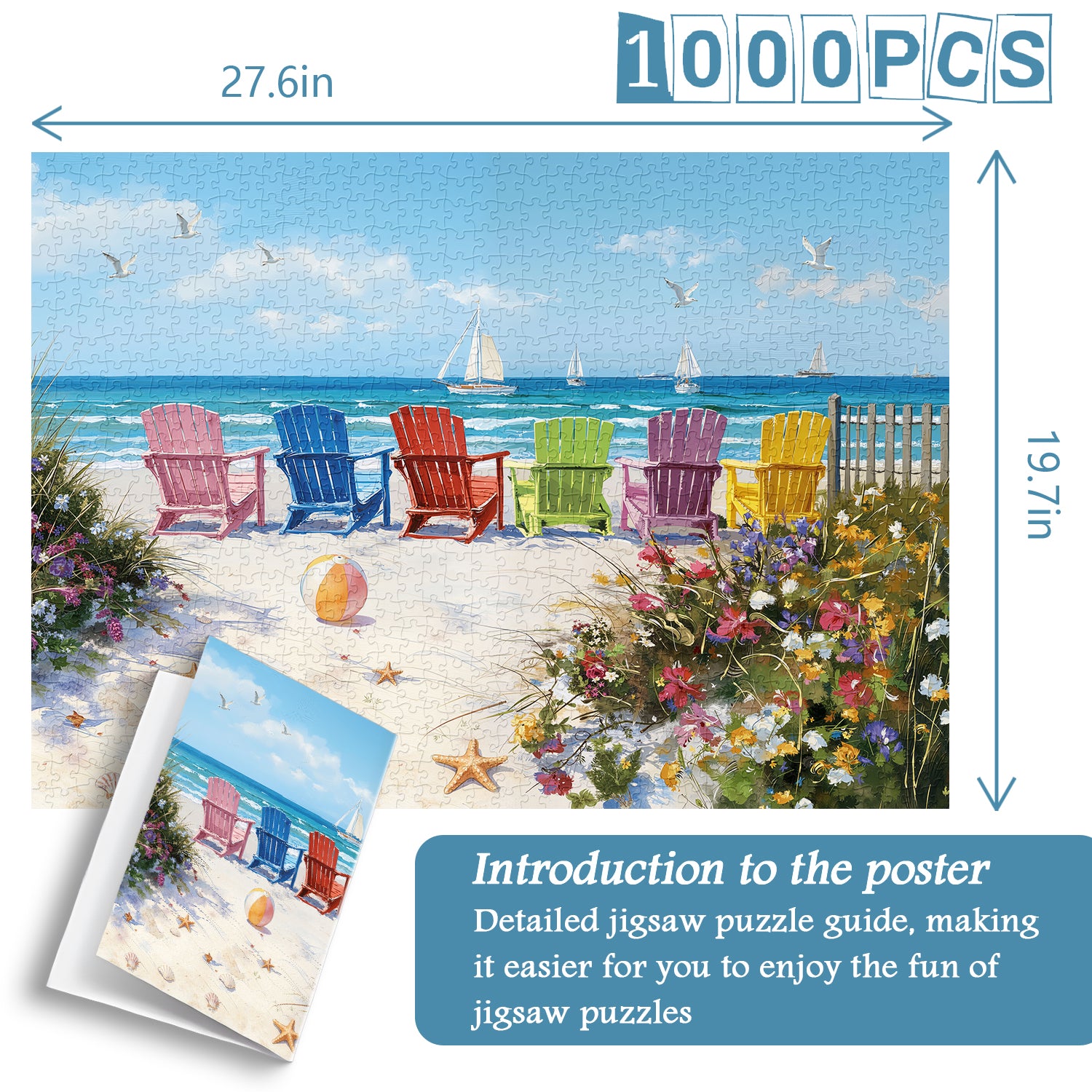 Coastal Breeze Jigsaw Puzzle 1000 Pieces