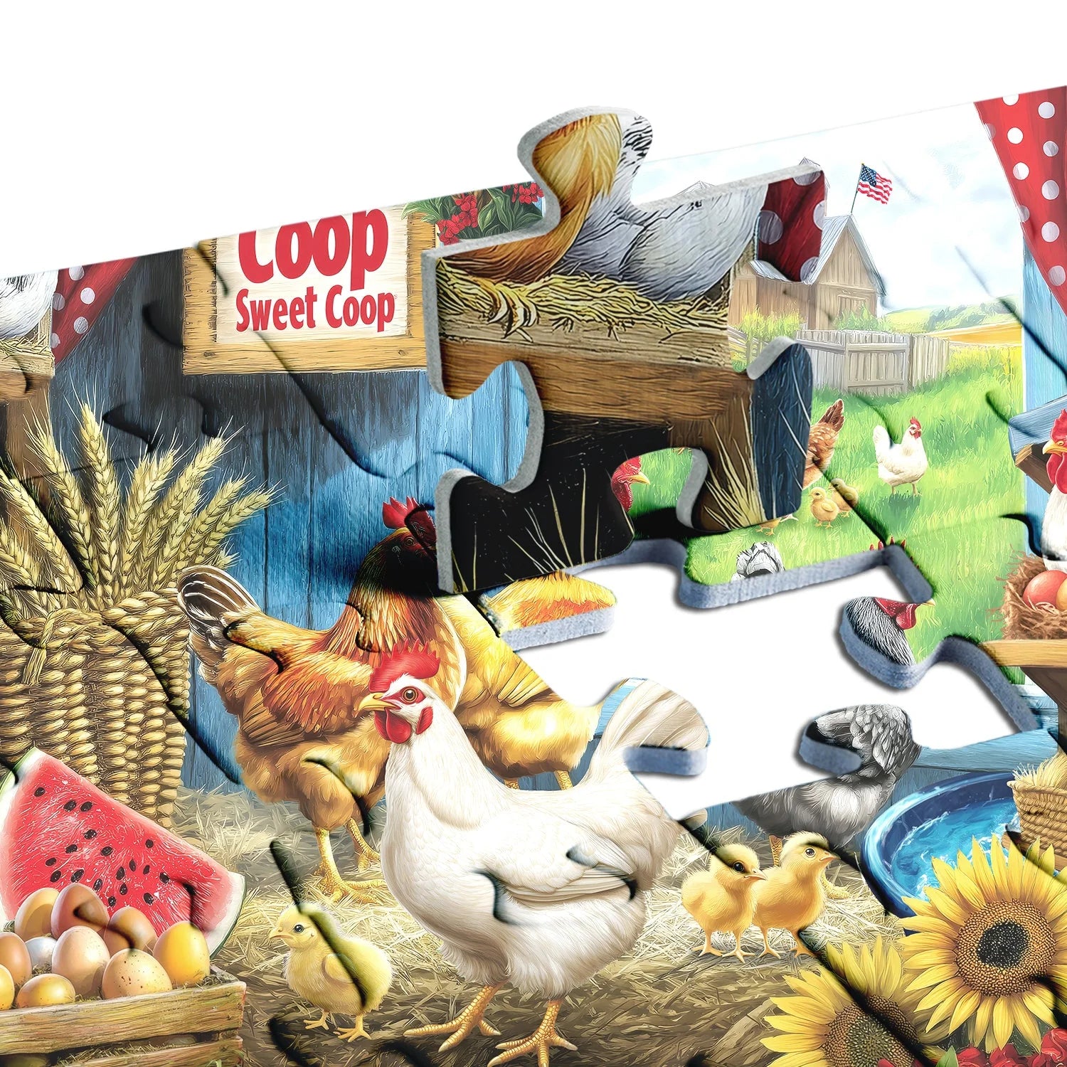 Hühnchen Inn Jigsaw Puzzle 1000 Stücke