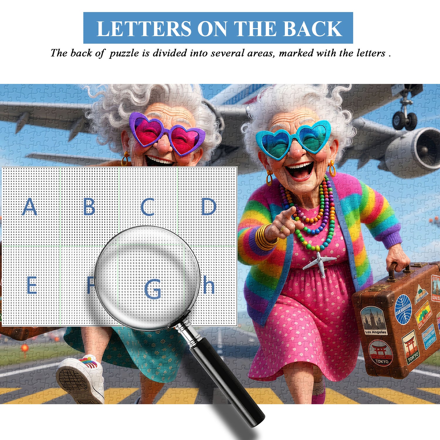 Fernweh Omas Puzzle 1000 Teile