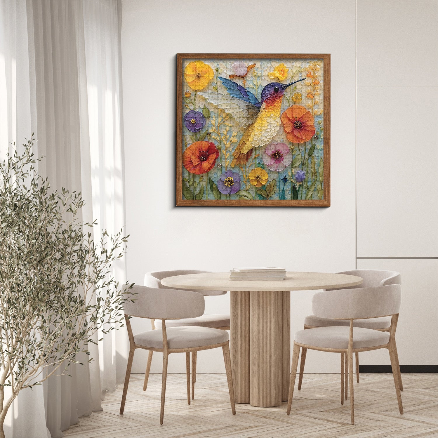Blumenkolibri-Puzzle 1000 Teile