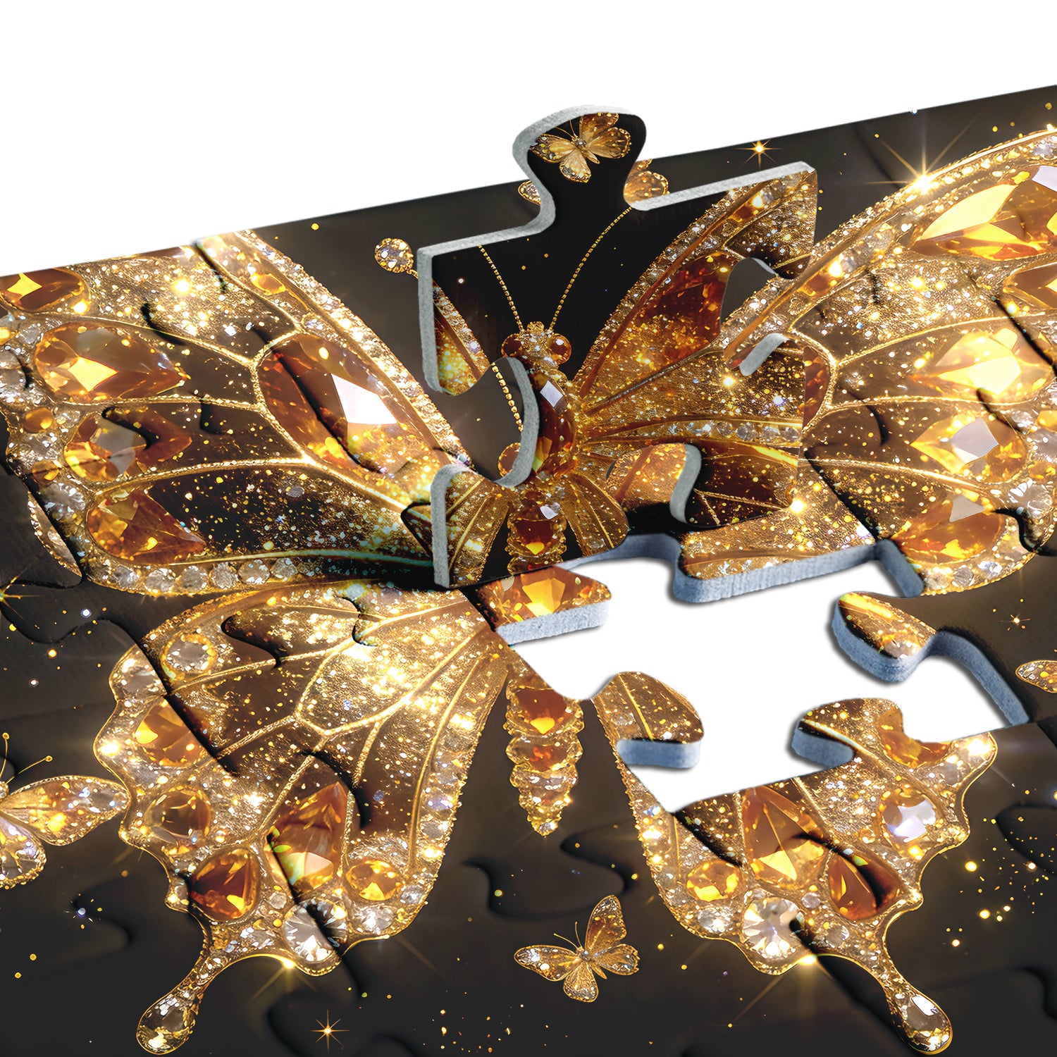 Midnight Gold Wings Jigsaw Puzzle 1000 Pieces