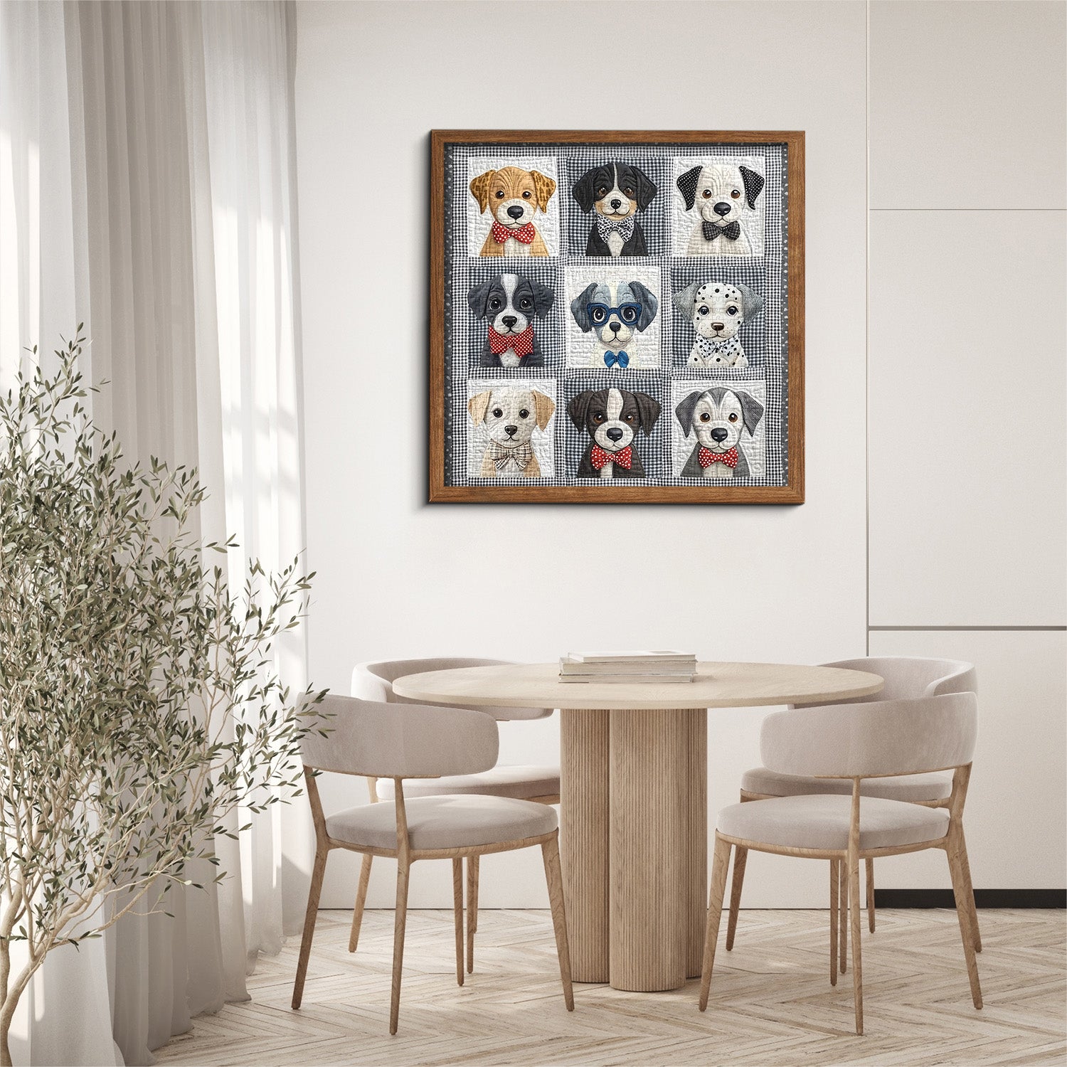 Patchwork Dog Art Jigsaw Puzzle 1000 Pieces