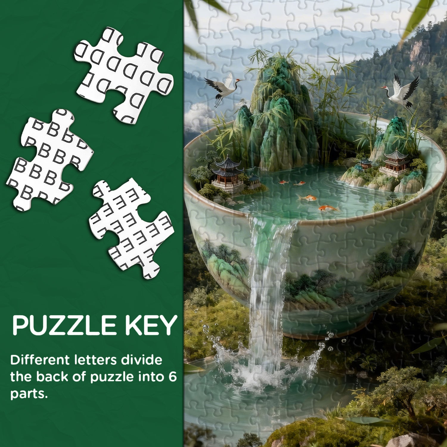 Bamboo forest landscape Jigsaw Puzzle 1000 Pieces