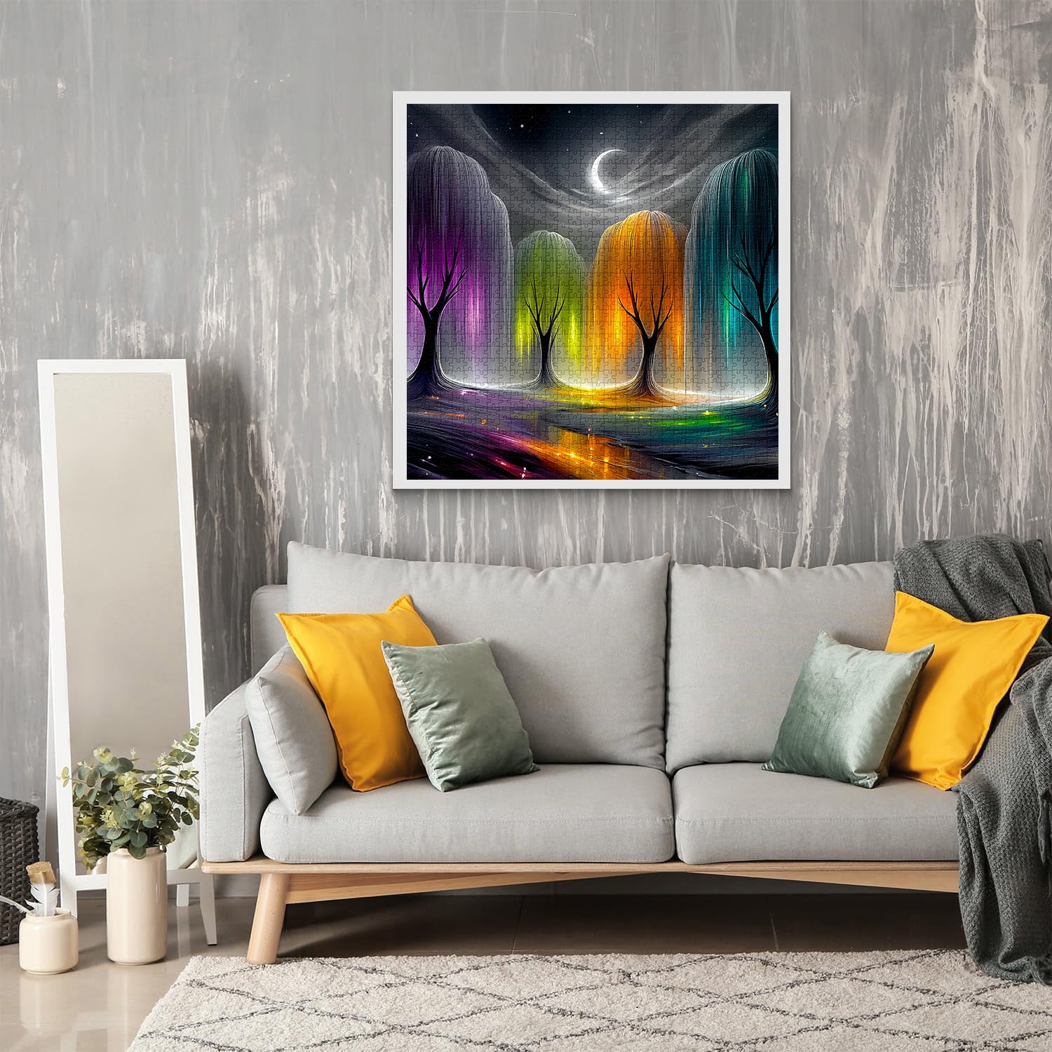 Kaleidoskop-Weiden-Puzzle, 1000 Teile