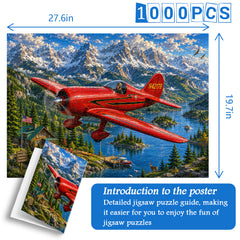 Mountain Sky Aviator Jigsaw Puzzle 1000 Pieces