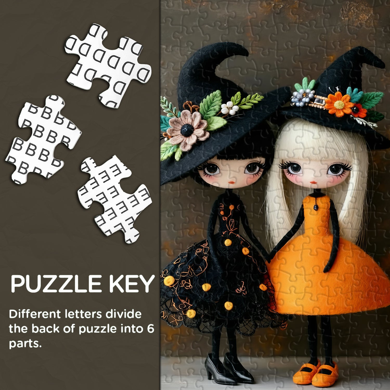 Little Witch Sisters Jigsaw Puzzle 1000 Pieces