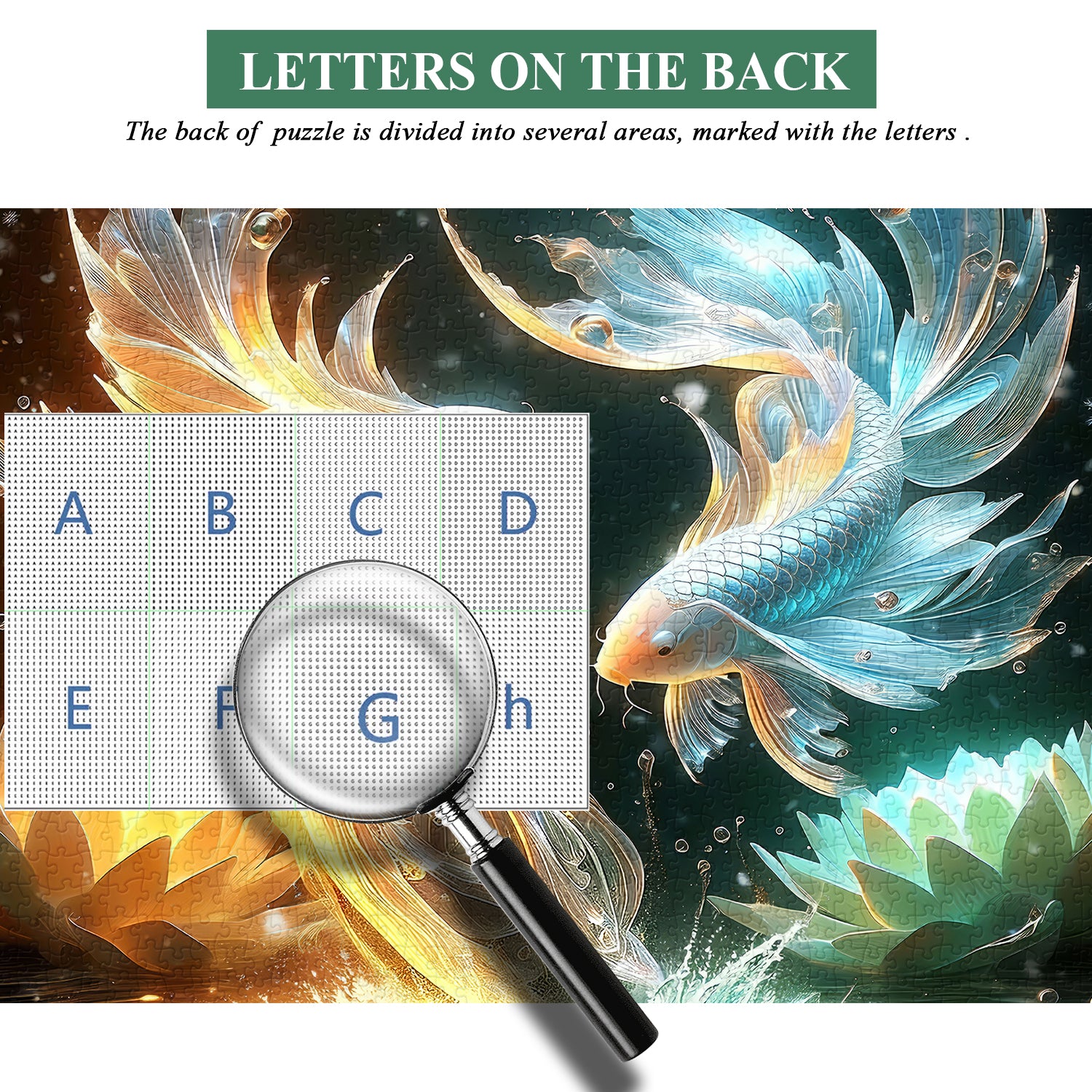 Shimmering Fish Jigsaw Puzzle 1000 Pieces