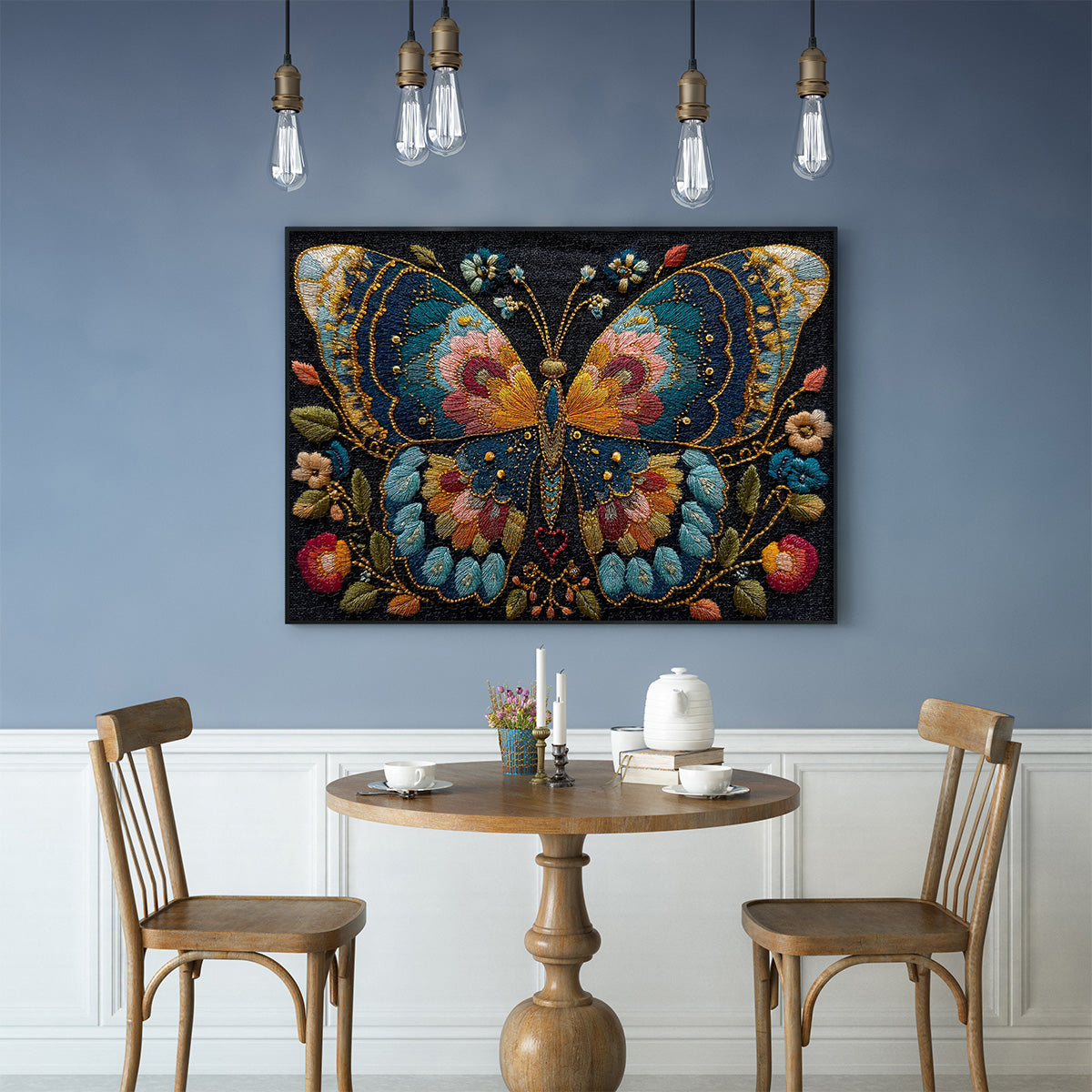 Blumen-Schmetterlings-Puzzle 1000 Teile