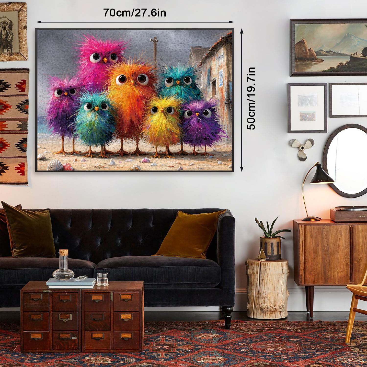 Fluffy Coast Puzzle 1000 Teile