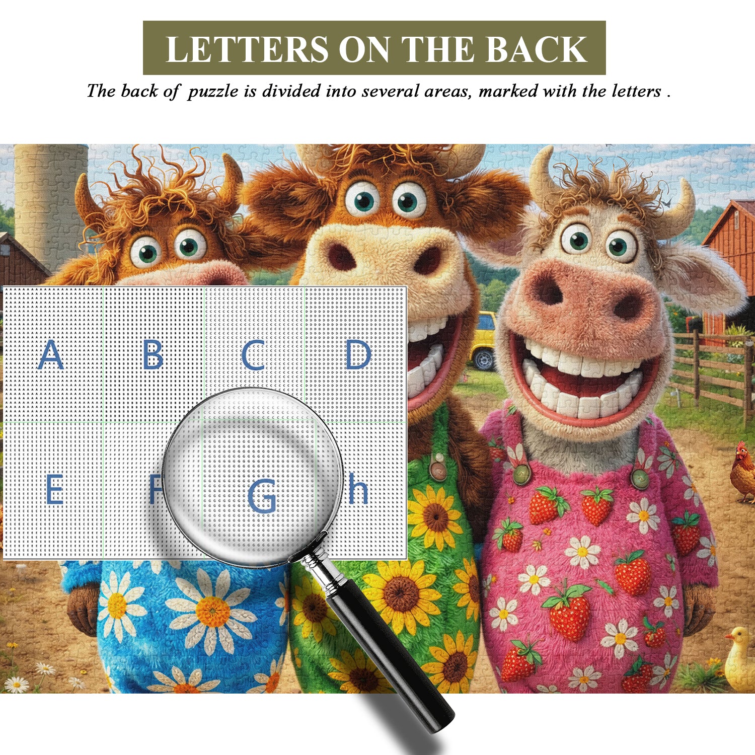 Happy Farm Friends Puzzle 1000 Teile