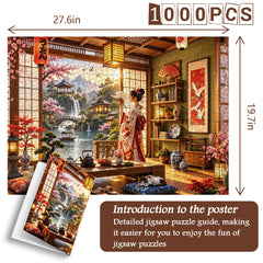 Japanisches Tee-Retreat-Puzzle 1000 Teile