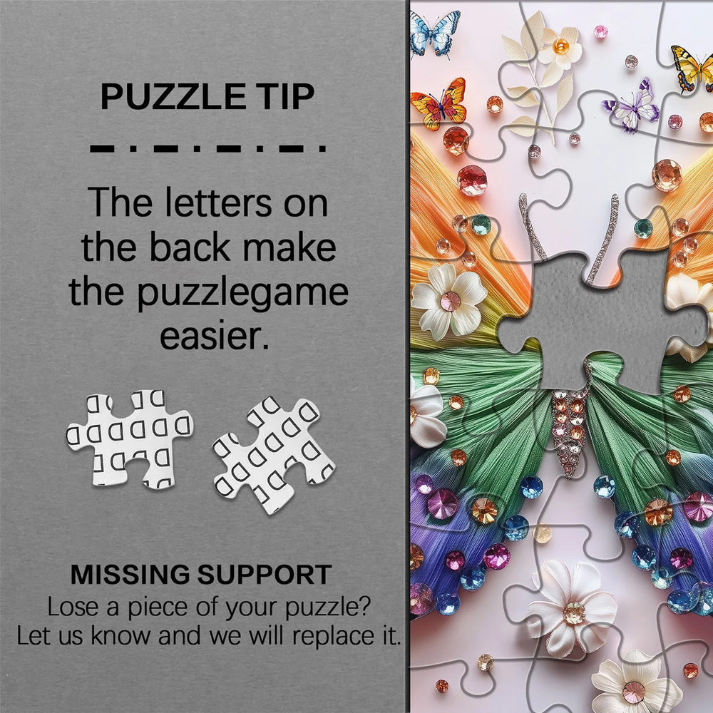 Crystal Rainbow Wing Puzzle 1000 Teile