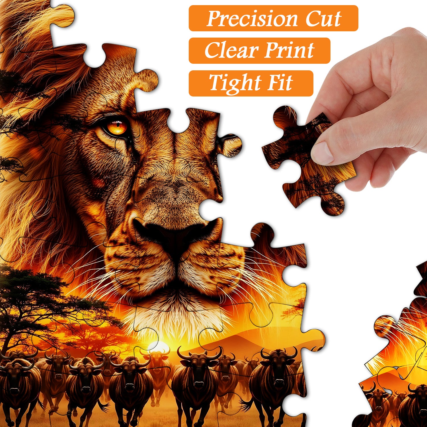 King of the Grasslands Jigsaw Puzzle 1000 Pieces