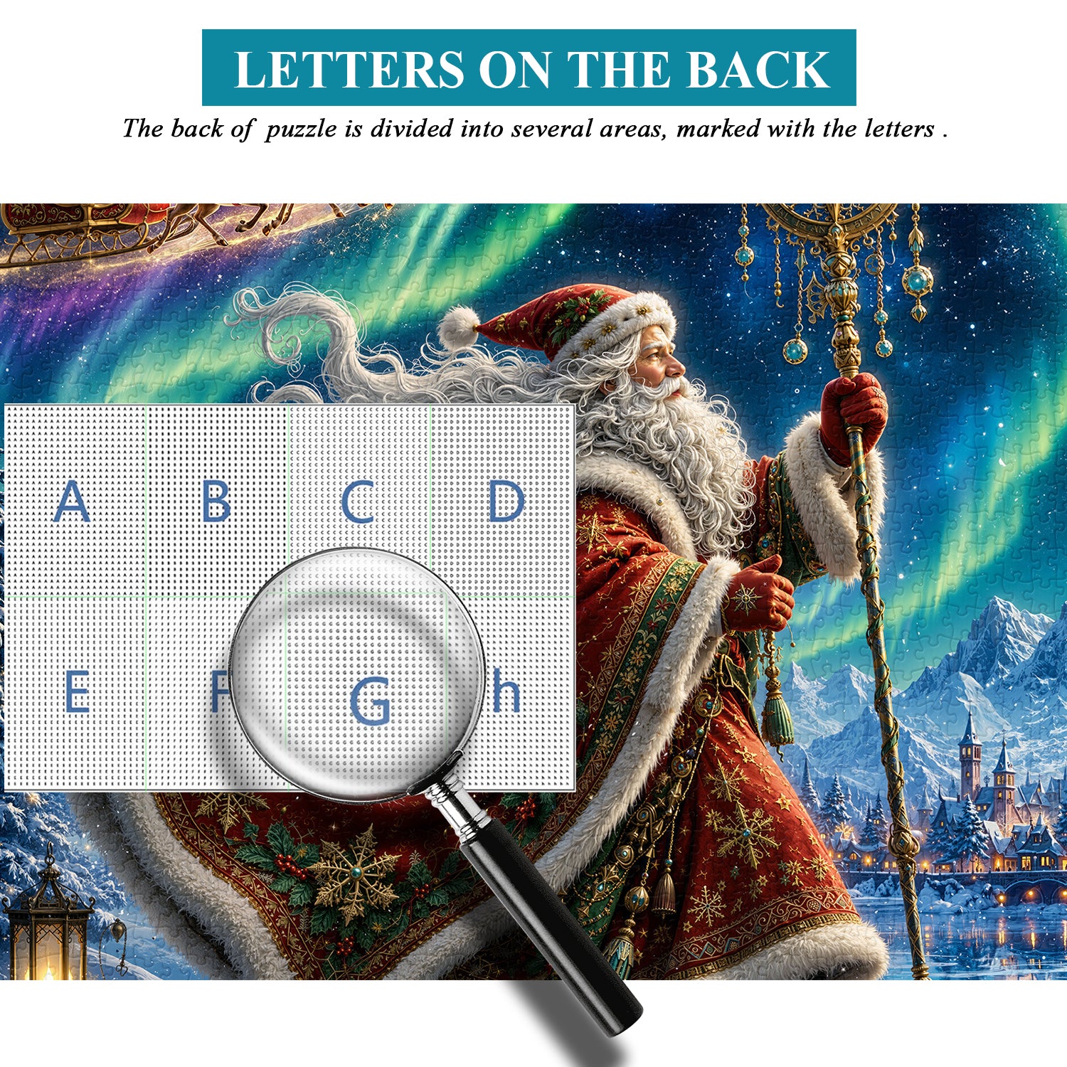 Arktisches Weihnachtspuzzle 1000 Teile