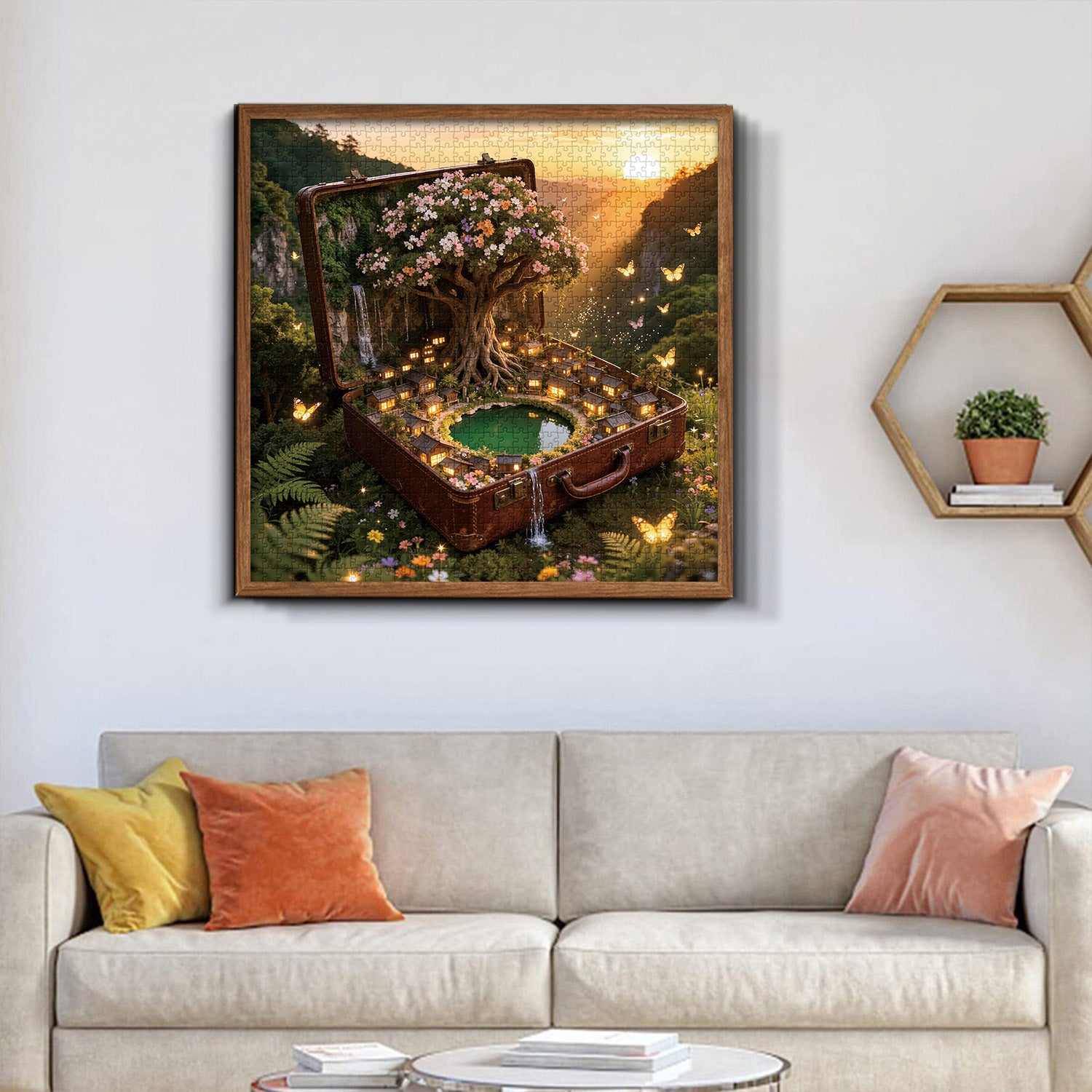 Der Koffer Arcadia Puzzle 1000 Teile