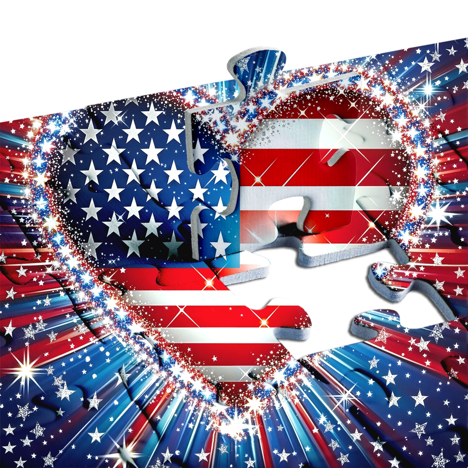 Patriot-Herz-Puzzle, 1000 Teile