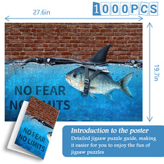 Courageous Fish Jigsaw Puzzle 1000 Pieces