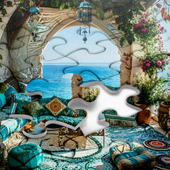 Seaside Blue Haven Jigsaw Puzzle 1000 Pieces
