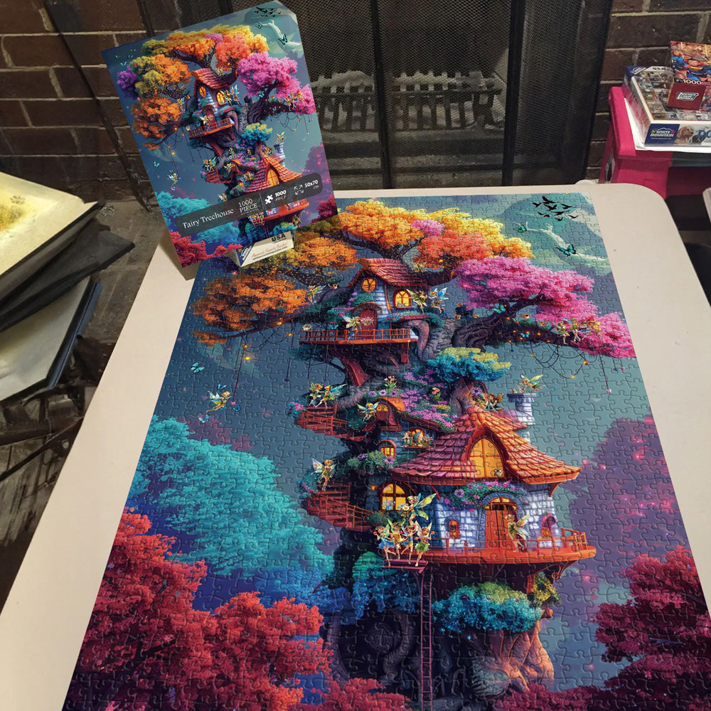 Fairy Treehouse Jigsaw Puzzle 1000 Pieces